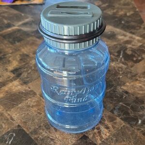 Blue Rainy Day Fund Jar